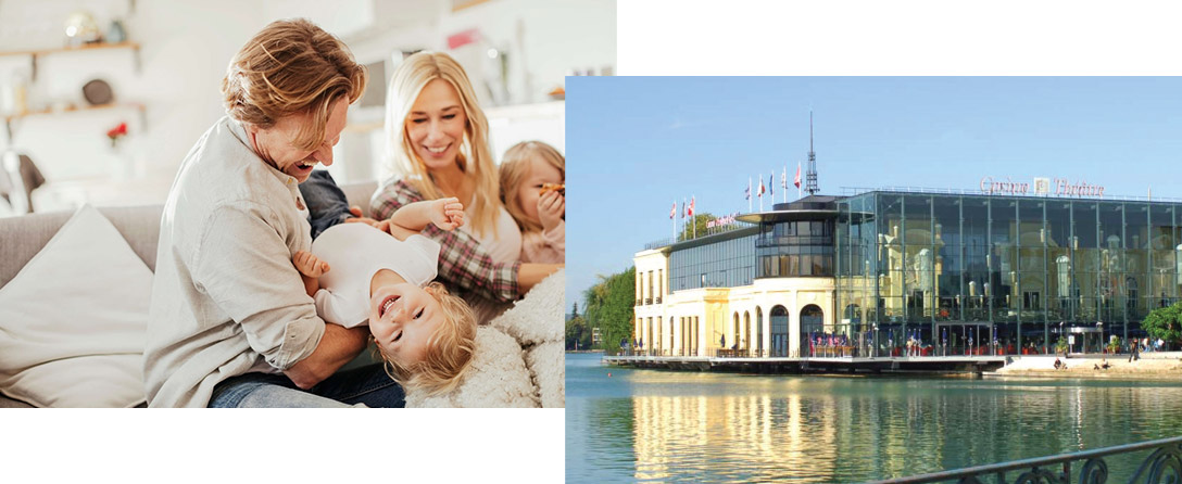 Moment de vie familiale et Photo du Casino Barrière à Enghien-Les-Bains